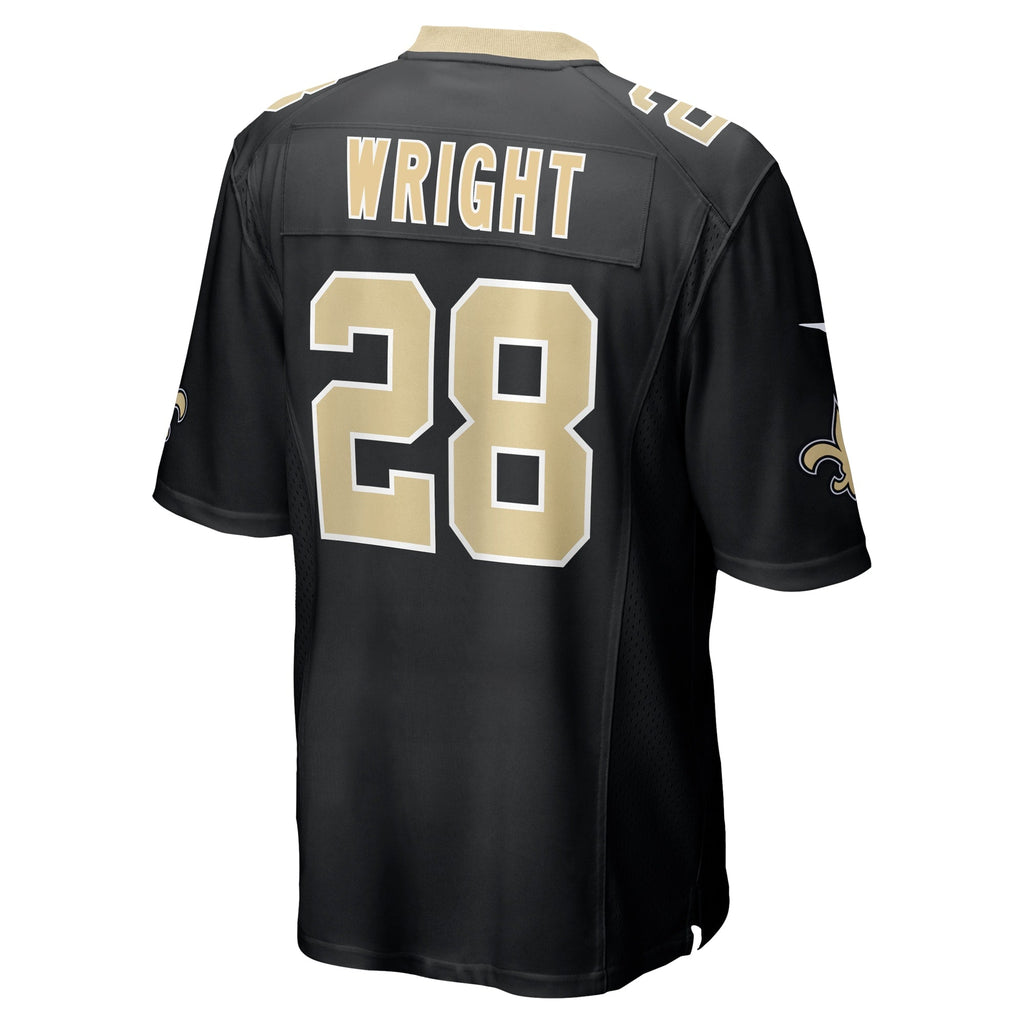 Rejzohn Wright New Orleans Saints Nike  Game Jersey -  Black