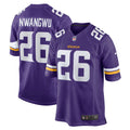 Minnesota Vikings Kene Nwangwu Purple Game Jersey