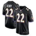 Baltimore Ravens Derrick Henry Black Alternate Game Jersey