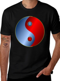 Yin Yang Graphic T-Shirt - Balance & Harmony