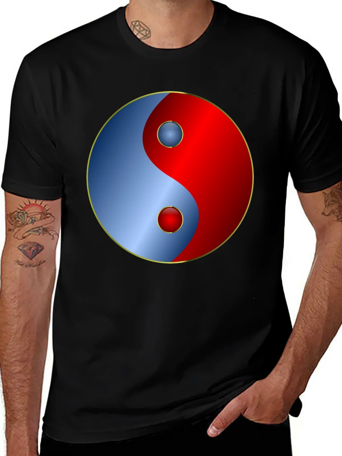 Yin Yang Graphic T-Shirt - Balance & Harmony
