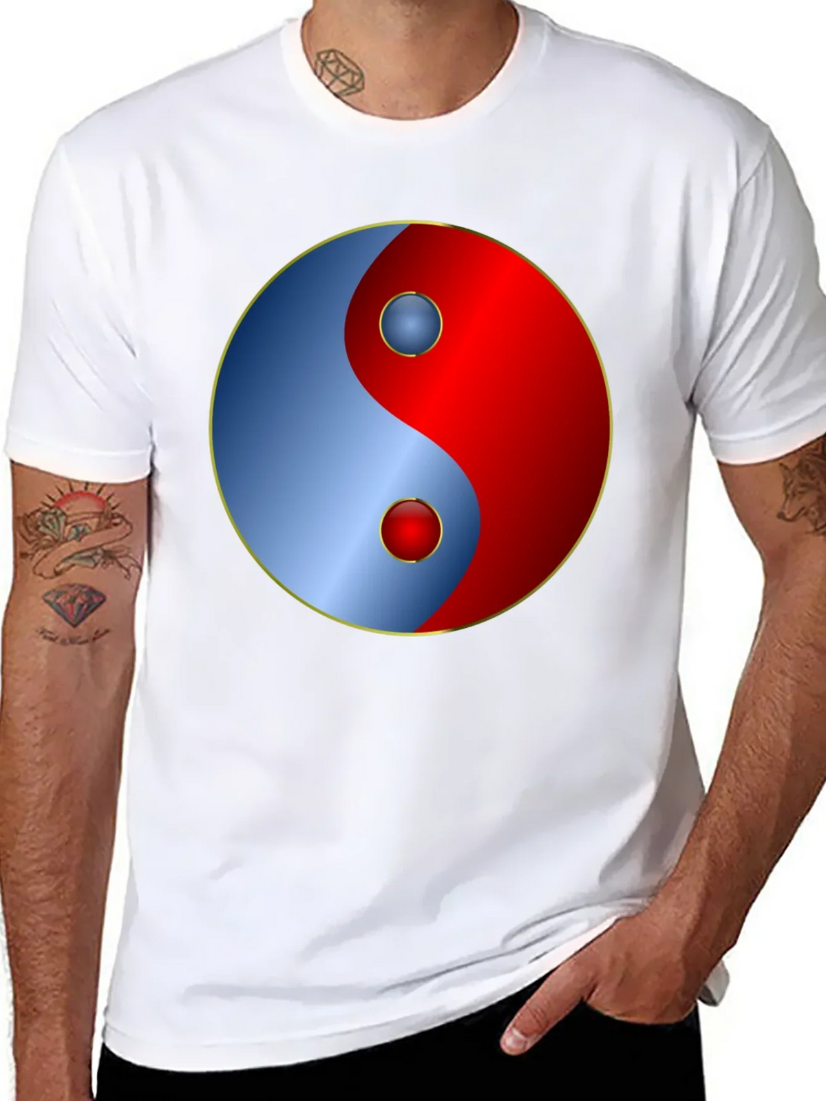 Yin Yang Graphic T-Shirt - Balance & Harmony