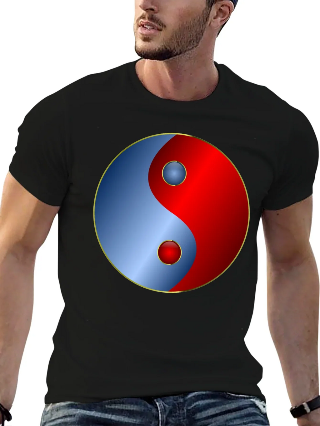 Yin Yang Graphic T-Shirt - Balance & Harmony