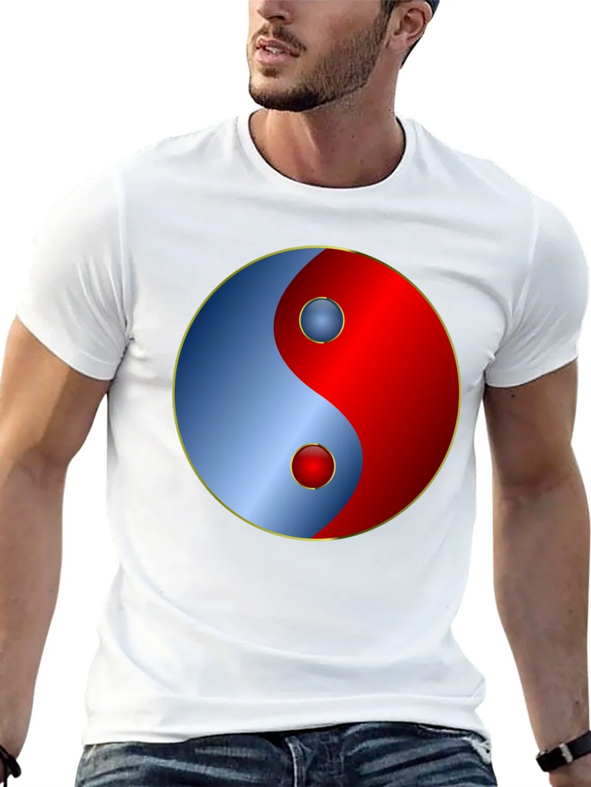 Yin Yang Graphic T-Shirt - Balance & Harmony