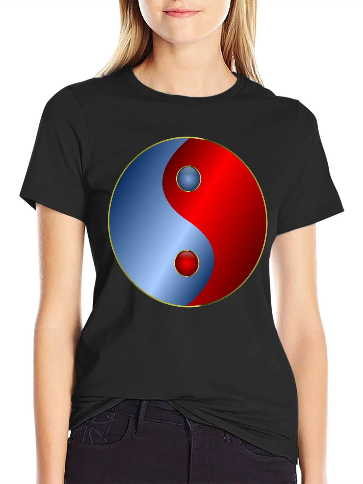 Yin Yang Graphic T-Shirt - Balance & Harmony