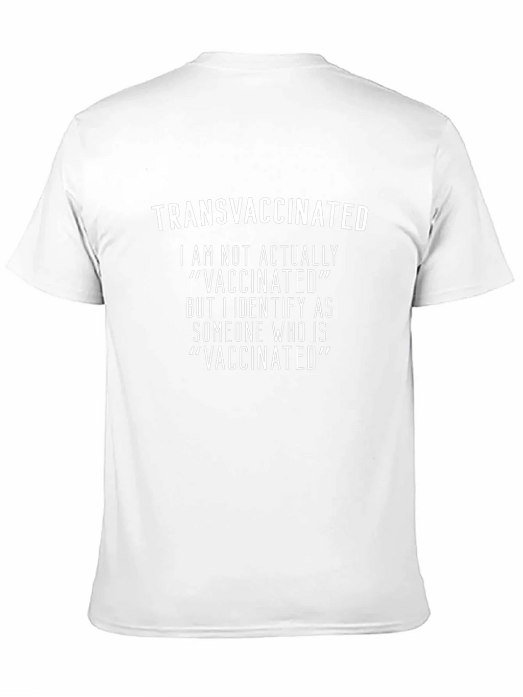 Transvaccinated T-Shirt - Novelty Sarcastic Tee