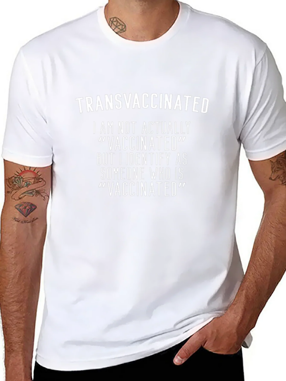 Transvaccinated T-Shirt - Novelty Sarcastic Tee