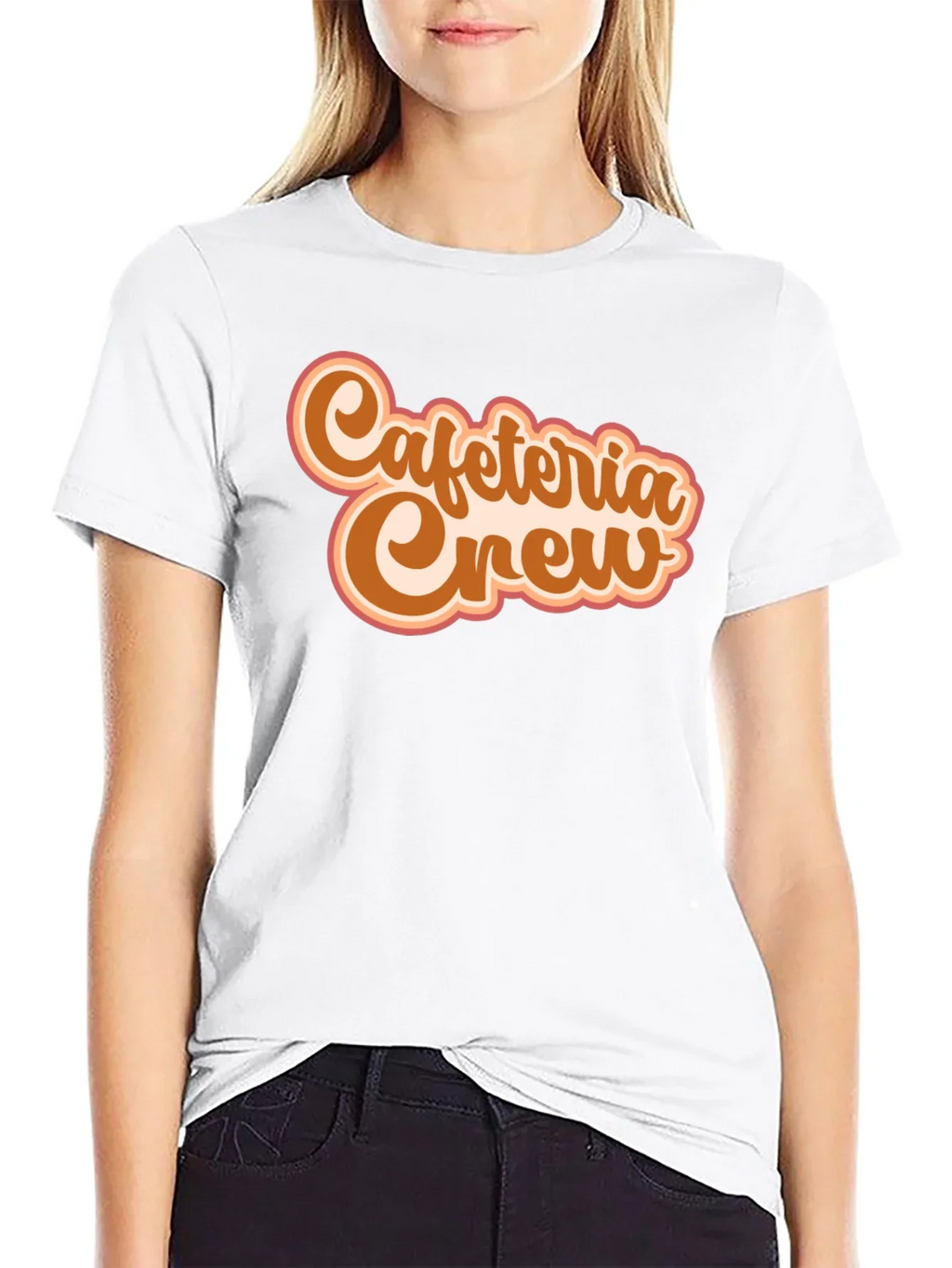 Cafeteria Crew Graphic Tee - Retro Style