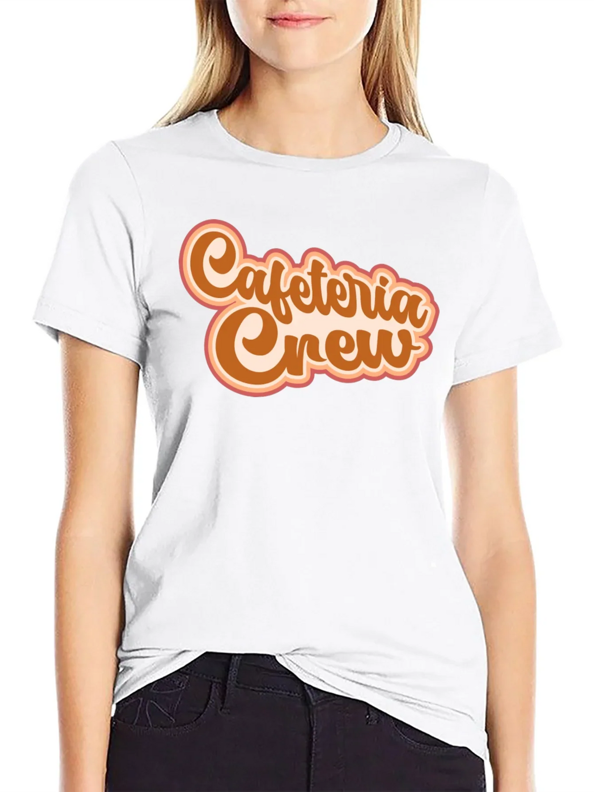 Cafeteria Crew Graphic Tee - Retro Style