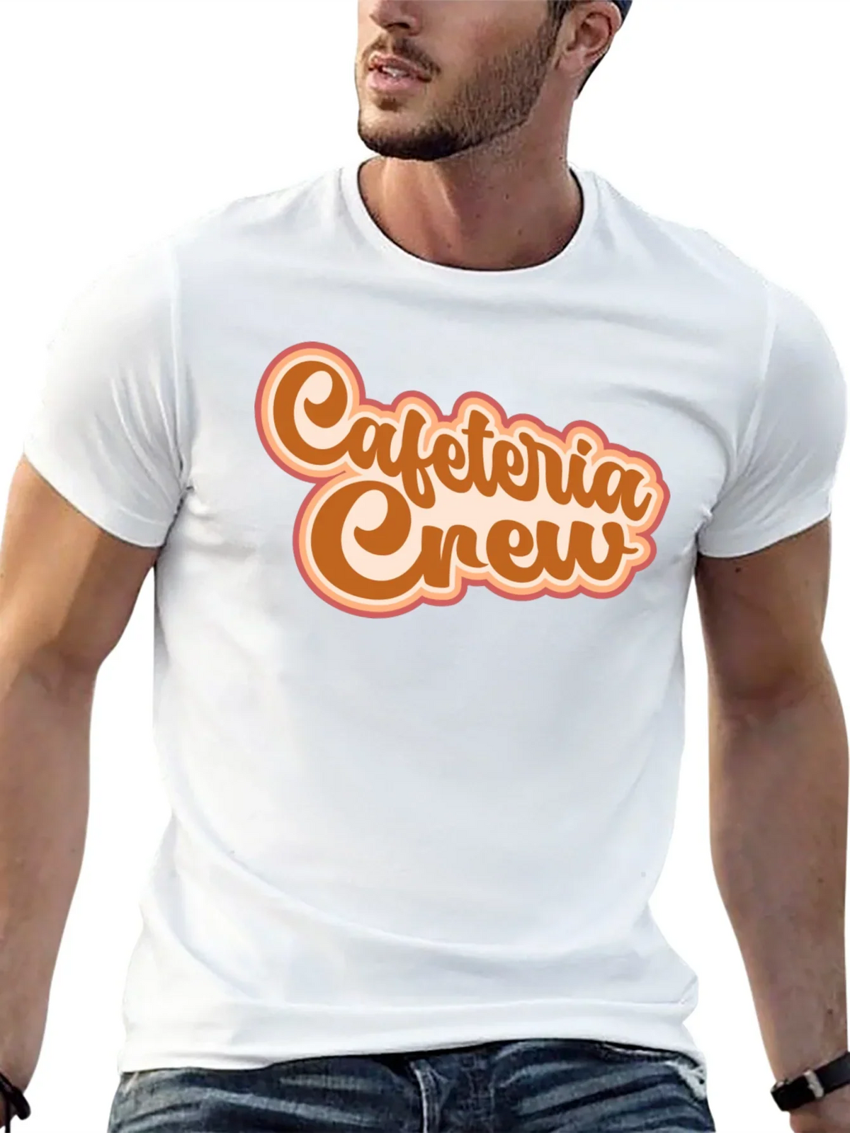 Cafeteria Crew Graphic Tee - Retro Style