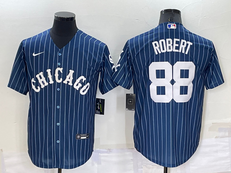 Men's Chicago White Sox Luis Robert #88 Blue Replica Baseball jersey