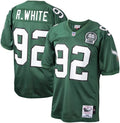 Men's Reggie White Green Philadelphia Eagles Authentic Throwback Retired Player Jersey