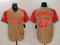 Men's American League Vladimir Guerrero Jr. #27 Cream 2024 MLB All-Star Game Limited Player jersey