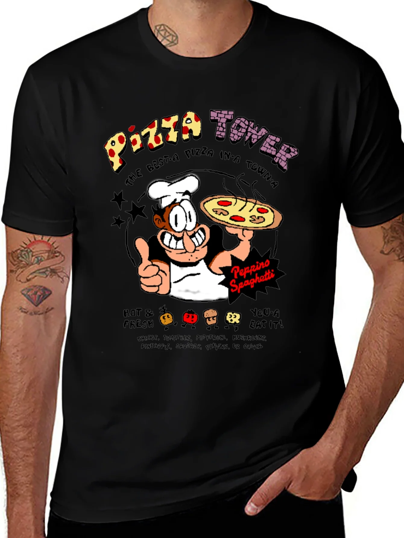 Pizza Tower Graphic Tee