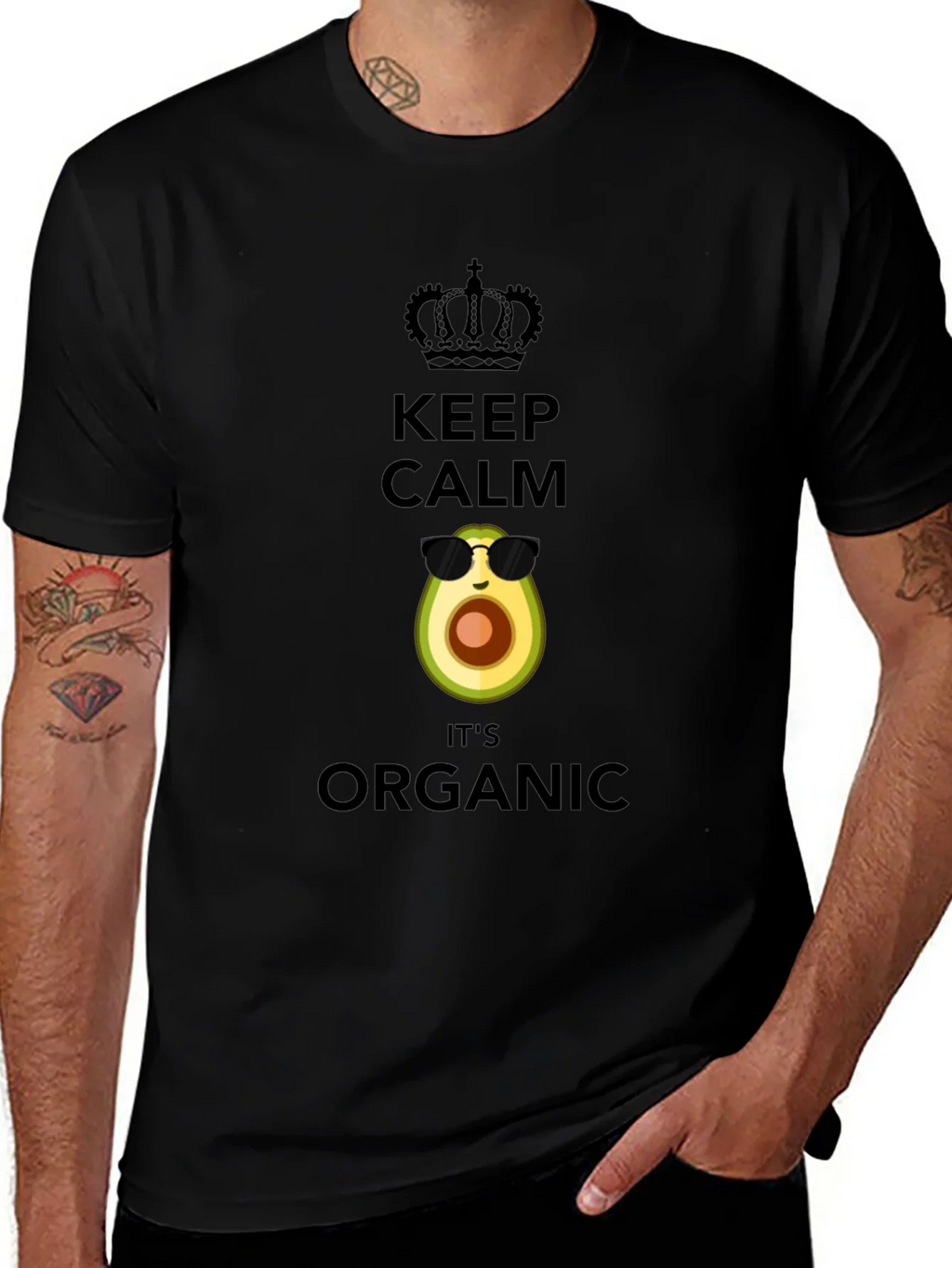 Keep Calm Its Organic Avocado T-Shirt