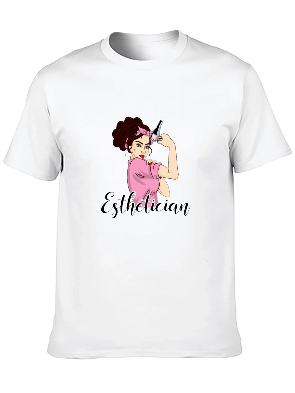 Esthetician Rosie the Riveter Graphic T-Shirt