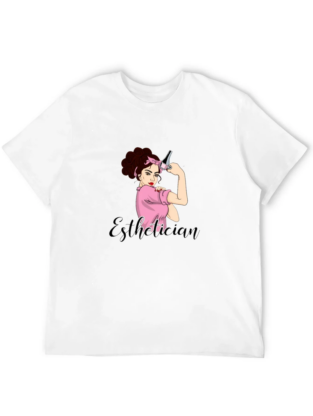 Esthetician Rosie the Riveter Graphic T-Shirt