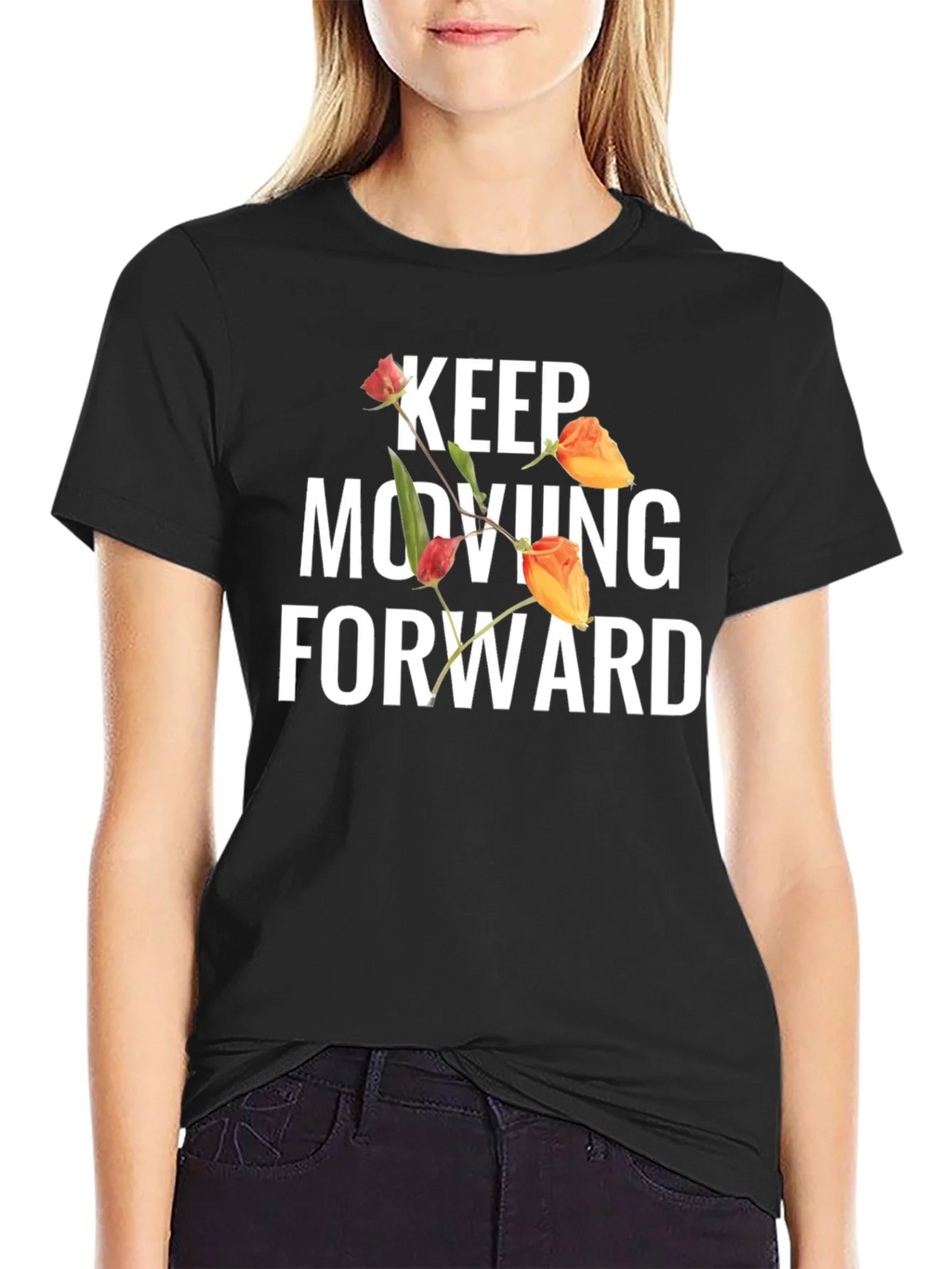 Keep Moving Forward Floral T-Shirt