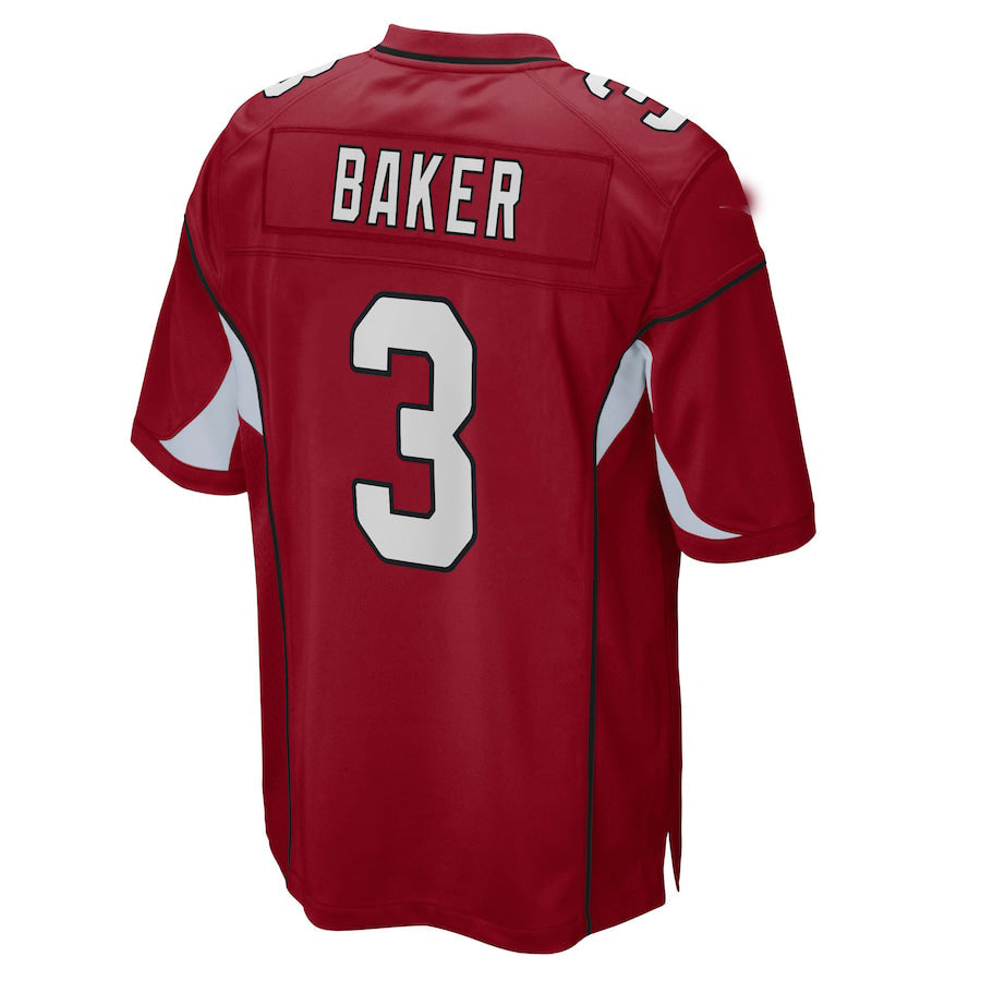 A.Cardinals #3 Budda Baker Cardinal Game Jersey Stitched American Football Jerseys