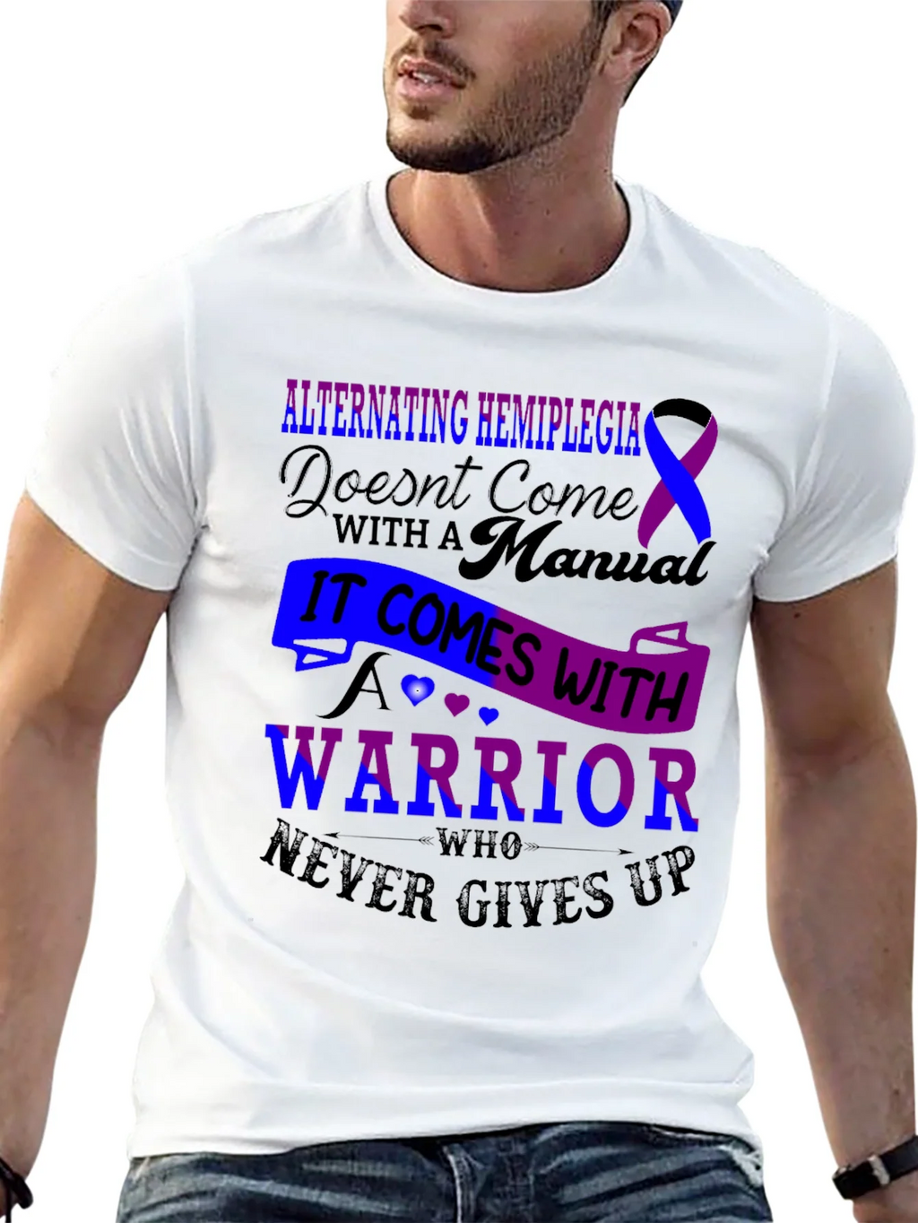 Alternating Hemiplegia Warrior Graphic Tee