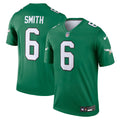 Philadelphia Eagles DeVonta Smith Kelly Green Legend Player Performance Top