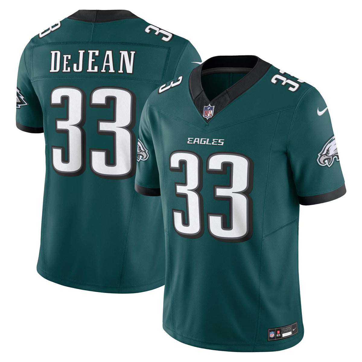 Philadelphia Eagles Cooper DeJean Midnight Green Team Vapor F.U.S.E. Limited Jersey