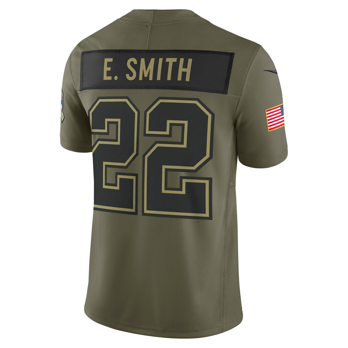 Dallas Cowboys Emmitt Smith Olive 2025 Salute to Service Retired Limited Jersey