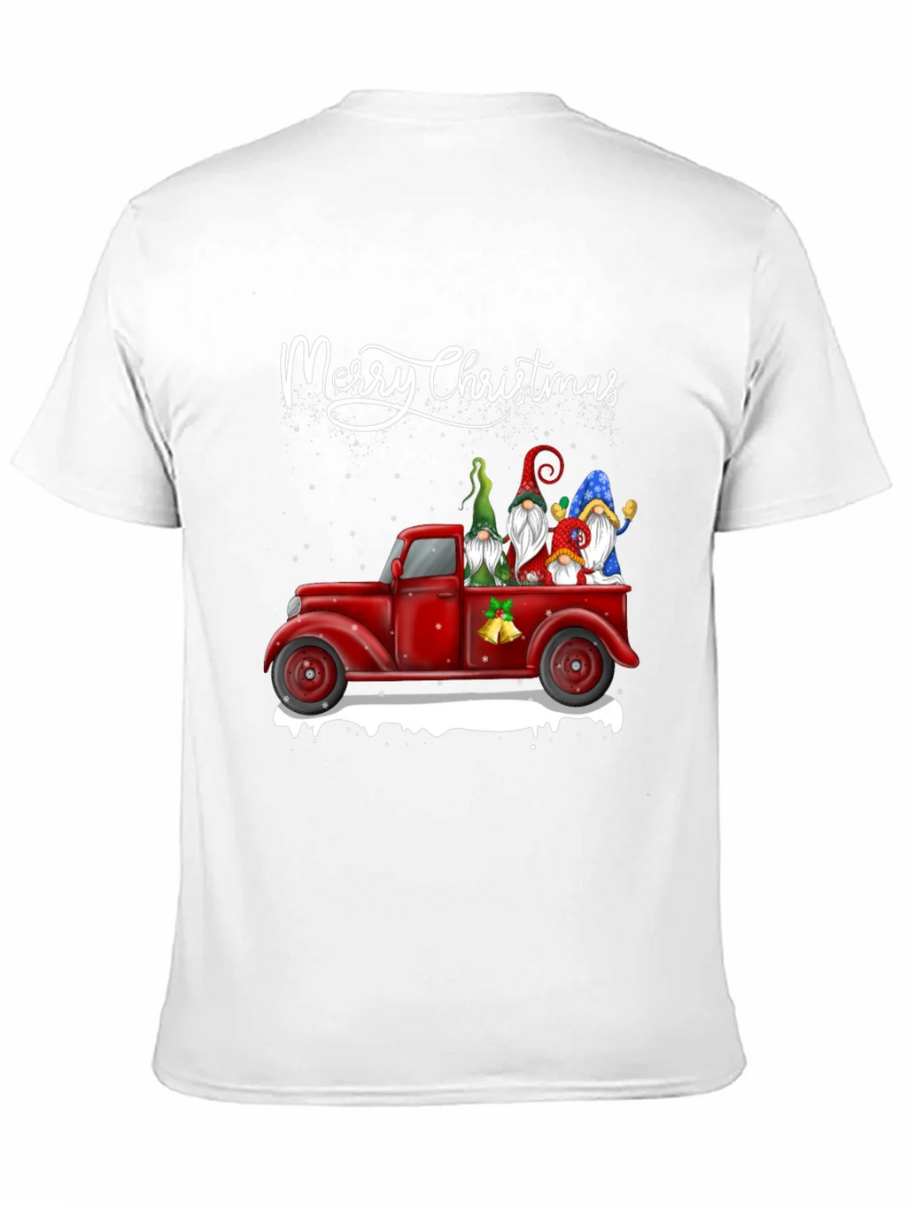 Merry Christmas Gnome Truck T-Shirt