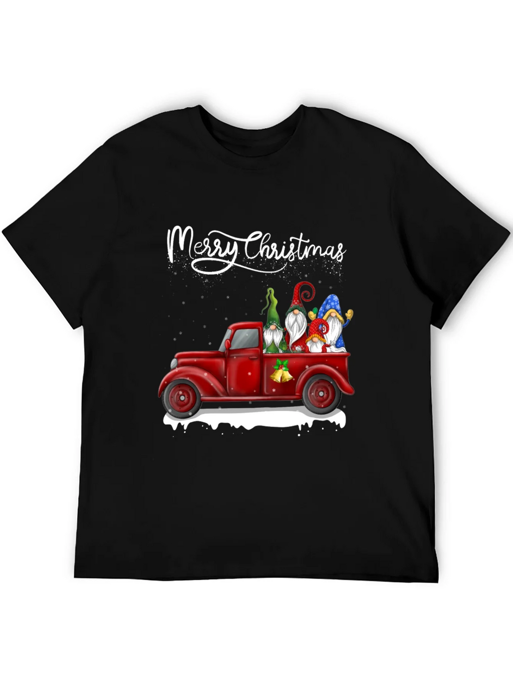 Merry Christmas Gnome Truck T-Shirt