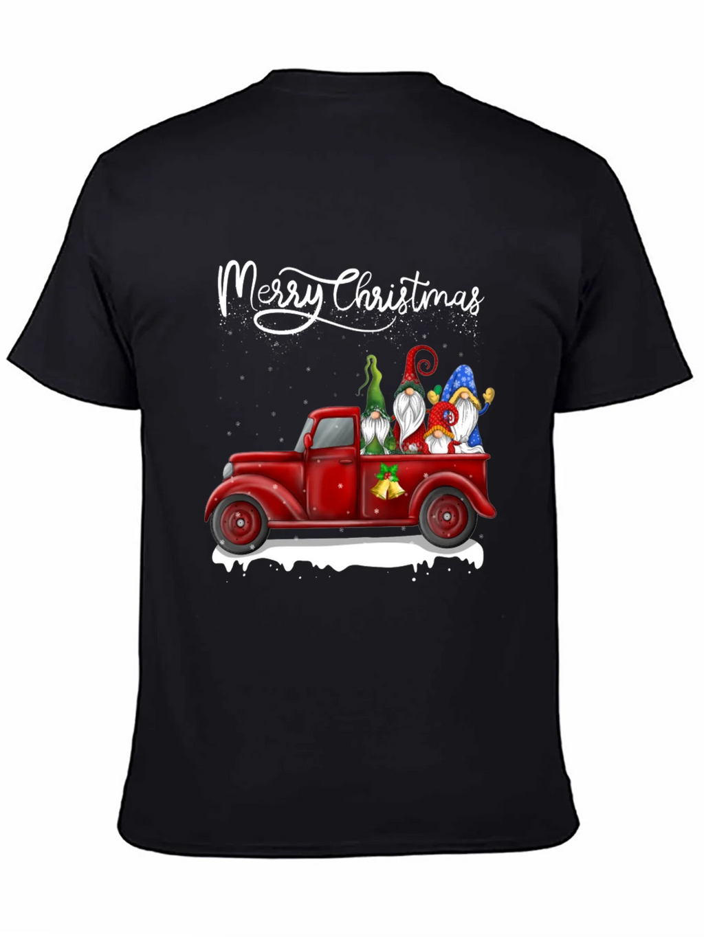 Merry Christmas Gnome Truck T-Shirt