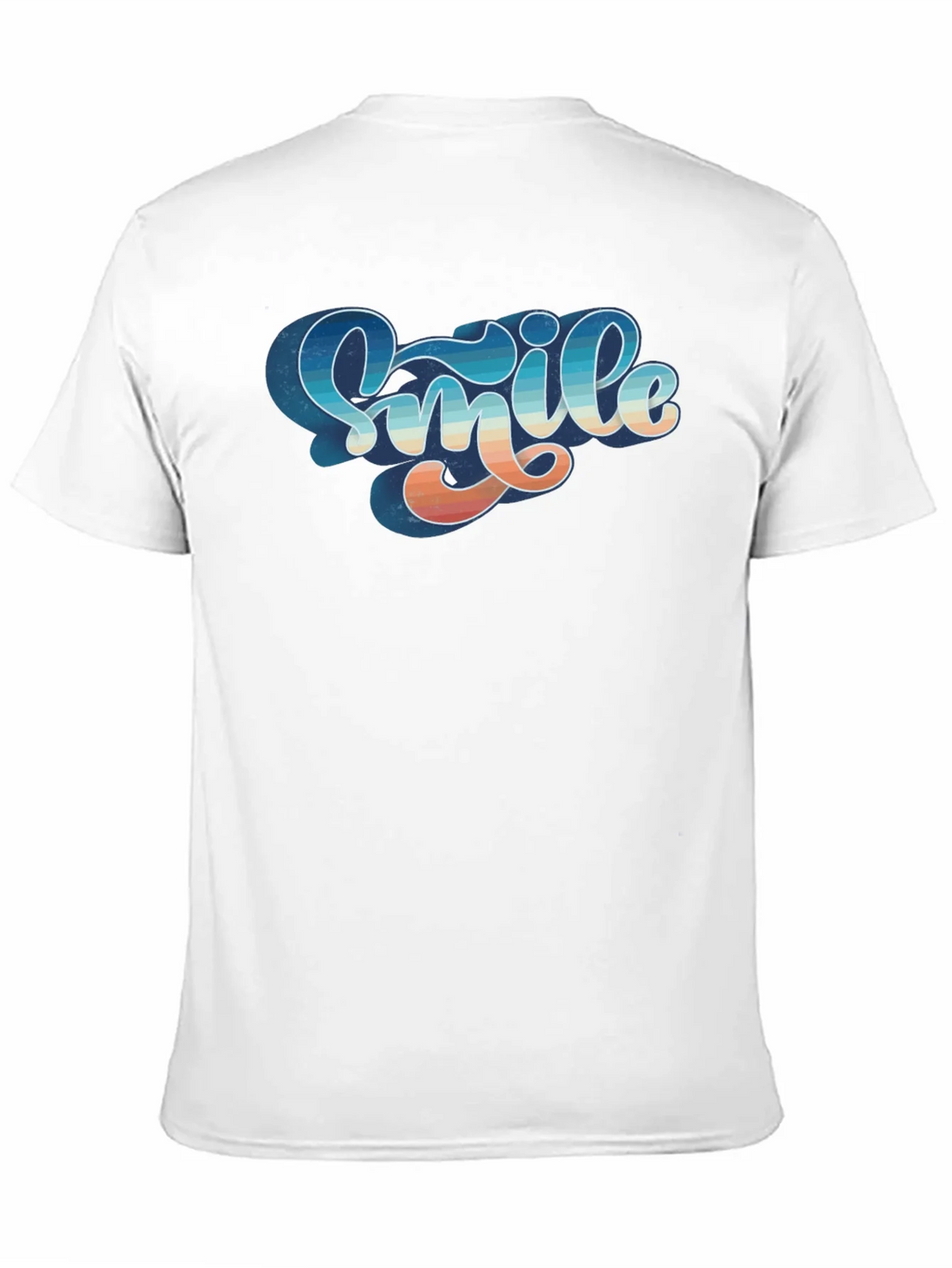 Retro Smile Graphic Black Tee