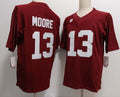 A.Crimson Tide #13 Malachi Moore Red FUSE American College Jerseys