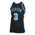 D.Nuggets #3 Allen Iverson 2006-2007 Hardwood Classics Reload 2.0 Swingman Jersey Black Stitched American Basketball Jersey