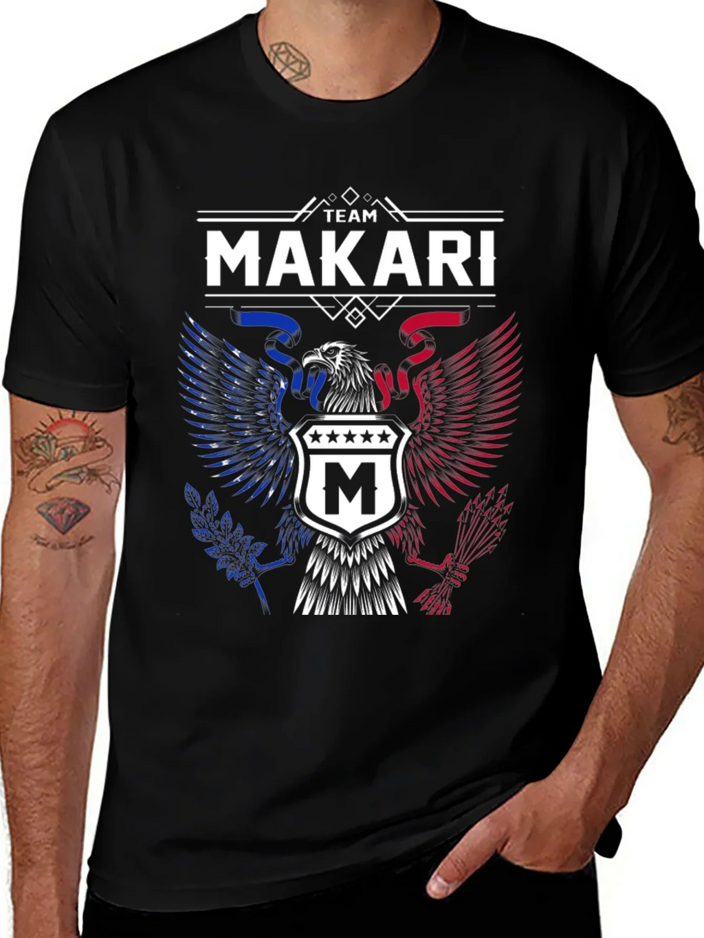 Team Makari Patriotic Eagle T-Shirt