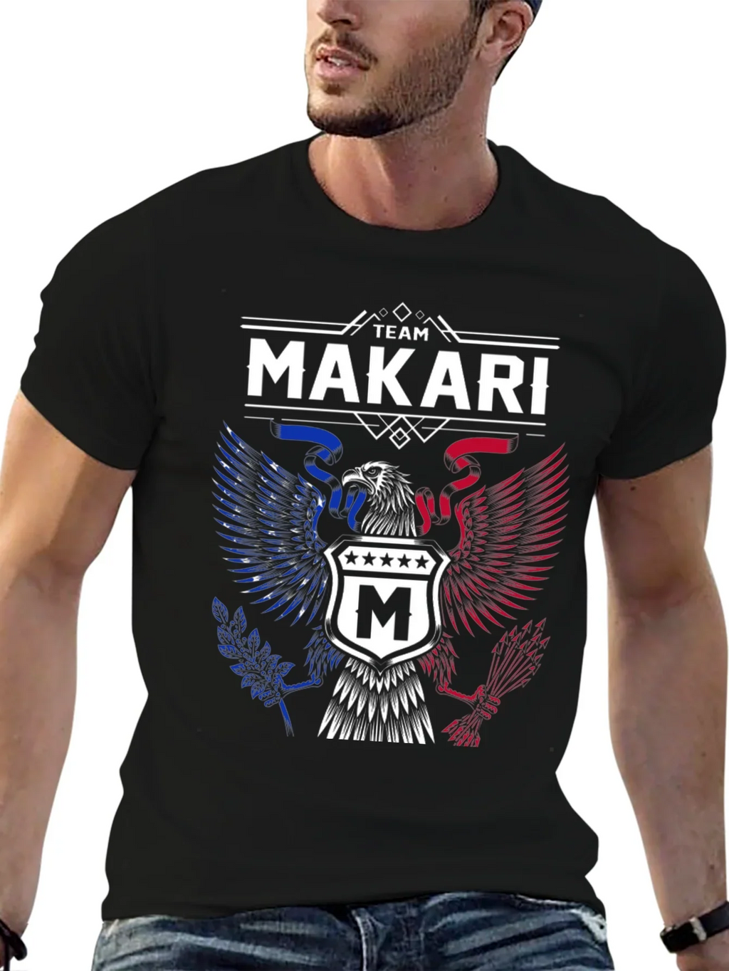 Team Makari Patriotic Eagle T-Shirt