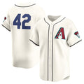 Arizona Diamondbacks 2024 #42 Jackie Robinson Day Home Limited Jersey C White Stitches Baseball Jerseys