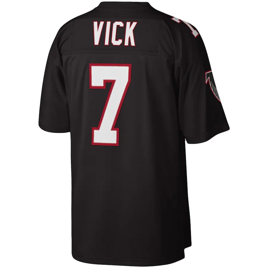 A.Falcons #7 Michael Vick Black Legacy Replica Jersey Stitched American Football Jerseys