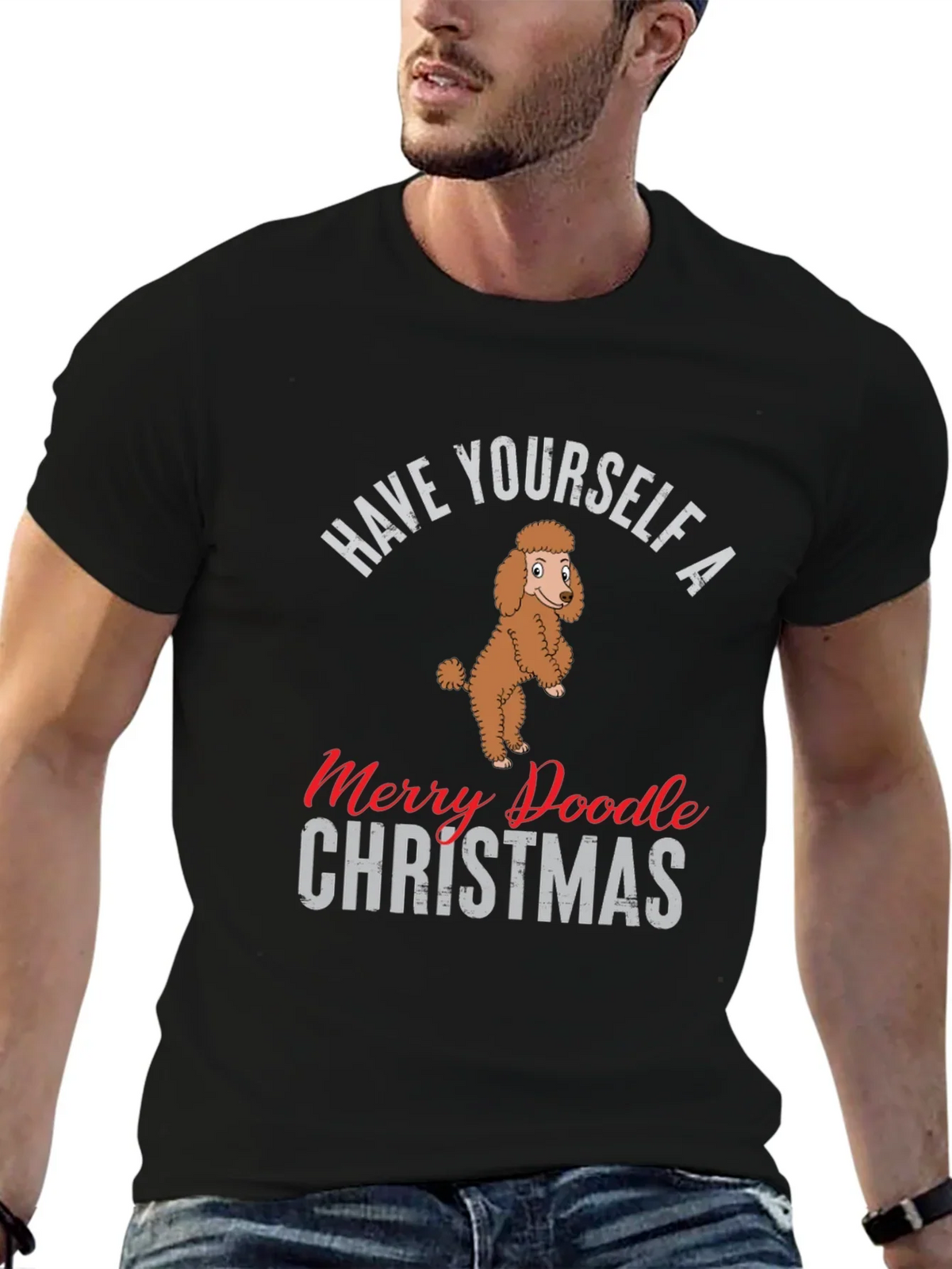 Merry Doodle Christmas T-Shirt