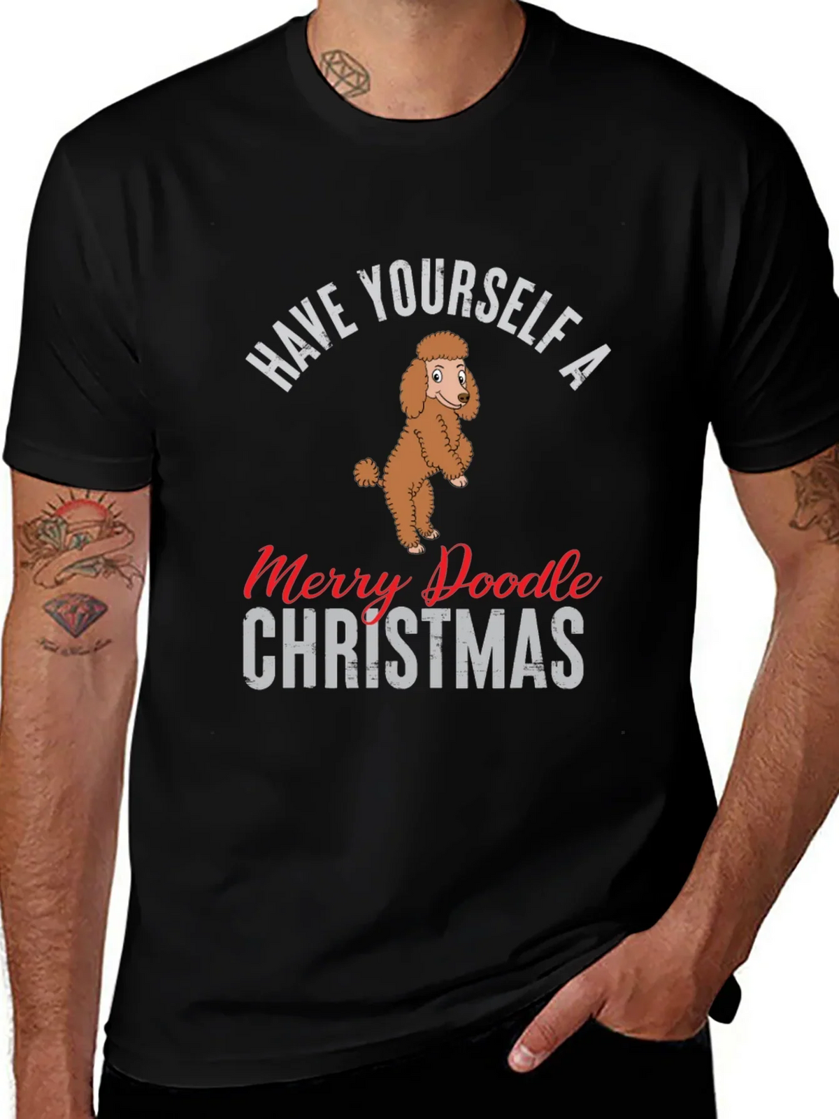 Merry Doodle Christmas T-Shirt