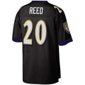 B.Ravens #20 Ed Reed Black Legacy Replica Jersey Stitched American Football Jerseys