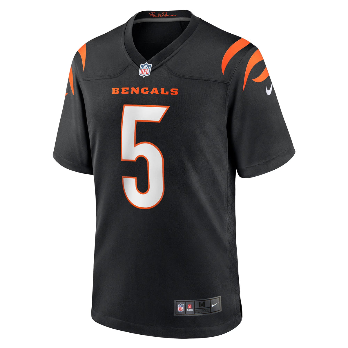 Cincinnati Bengals Tee Higgins Black Game Player Jersey