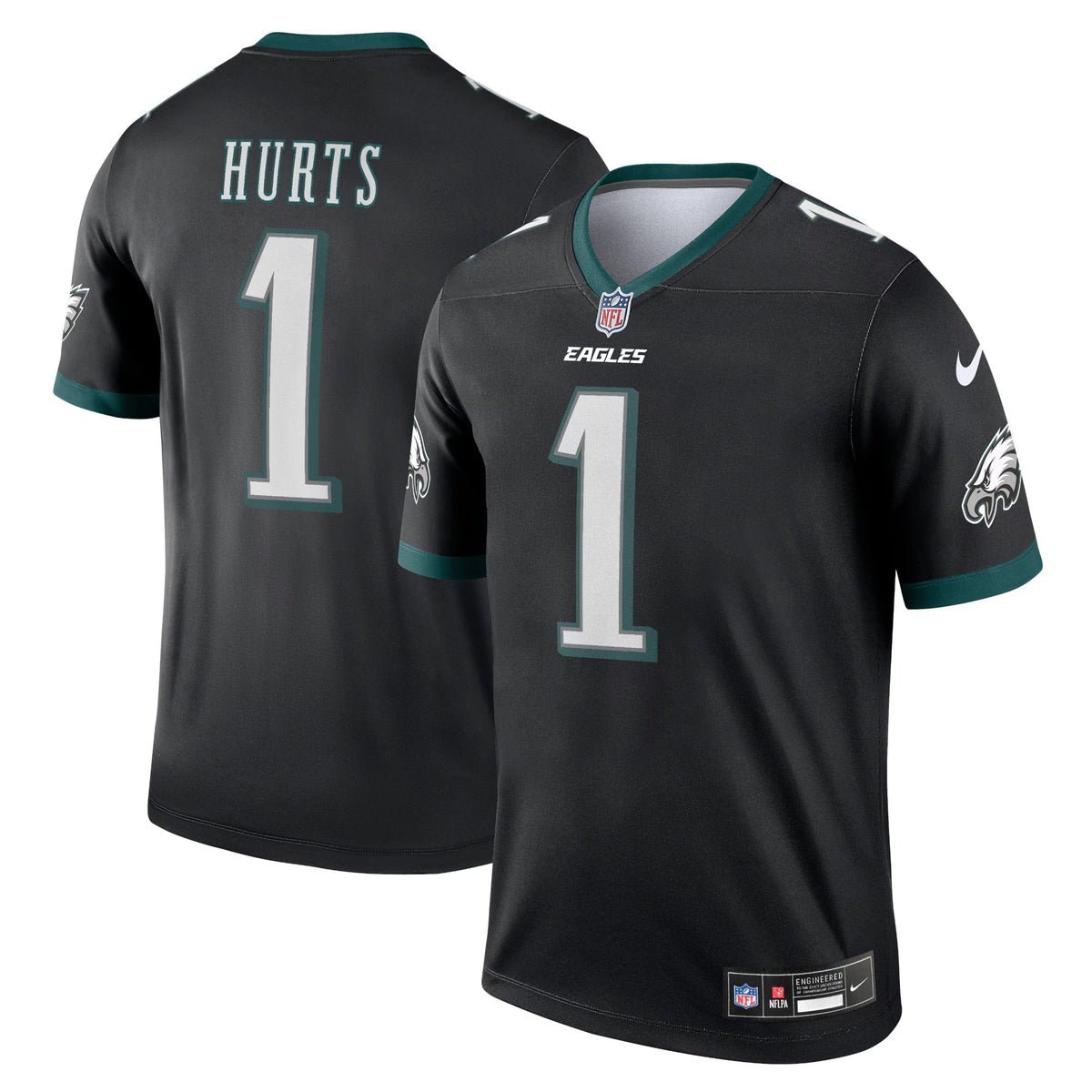 Philadelphia Eagles Jalen Hurts Black Legend Player Performance Top