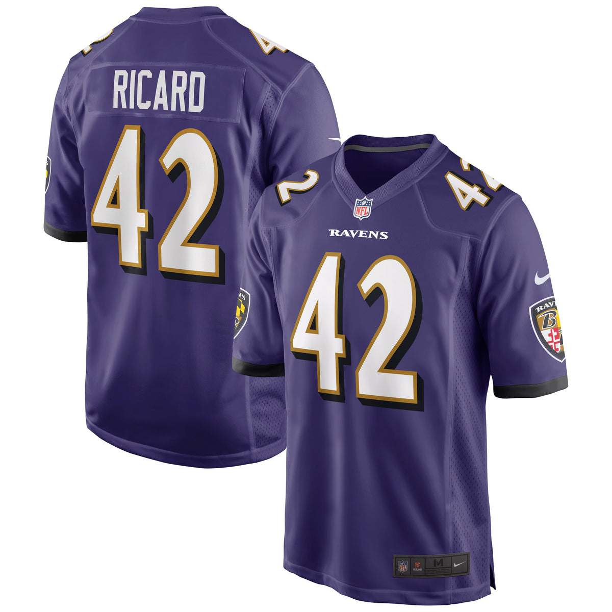 Baltimore Ravens Patrick Ricard Purple Game Jersey