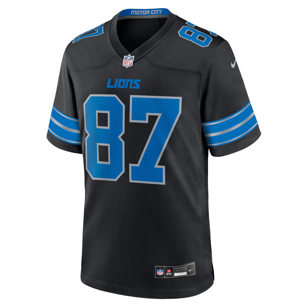 Detroit Lions Sam LaPorta Black 2nd Alternate Game Jersey
