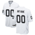 Las Vegas Raiders White Custom Game Jersey