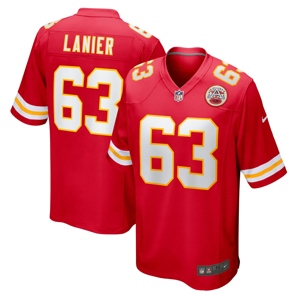 Kansas City Chiefs Willie Lanier Red Retired Player Jersey
