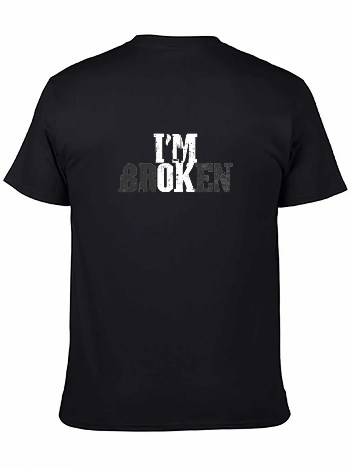 Im Broken Graphic T-Shirt - Distressed Print