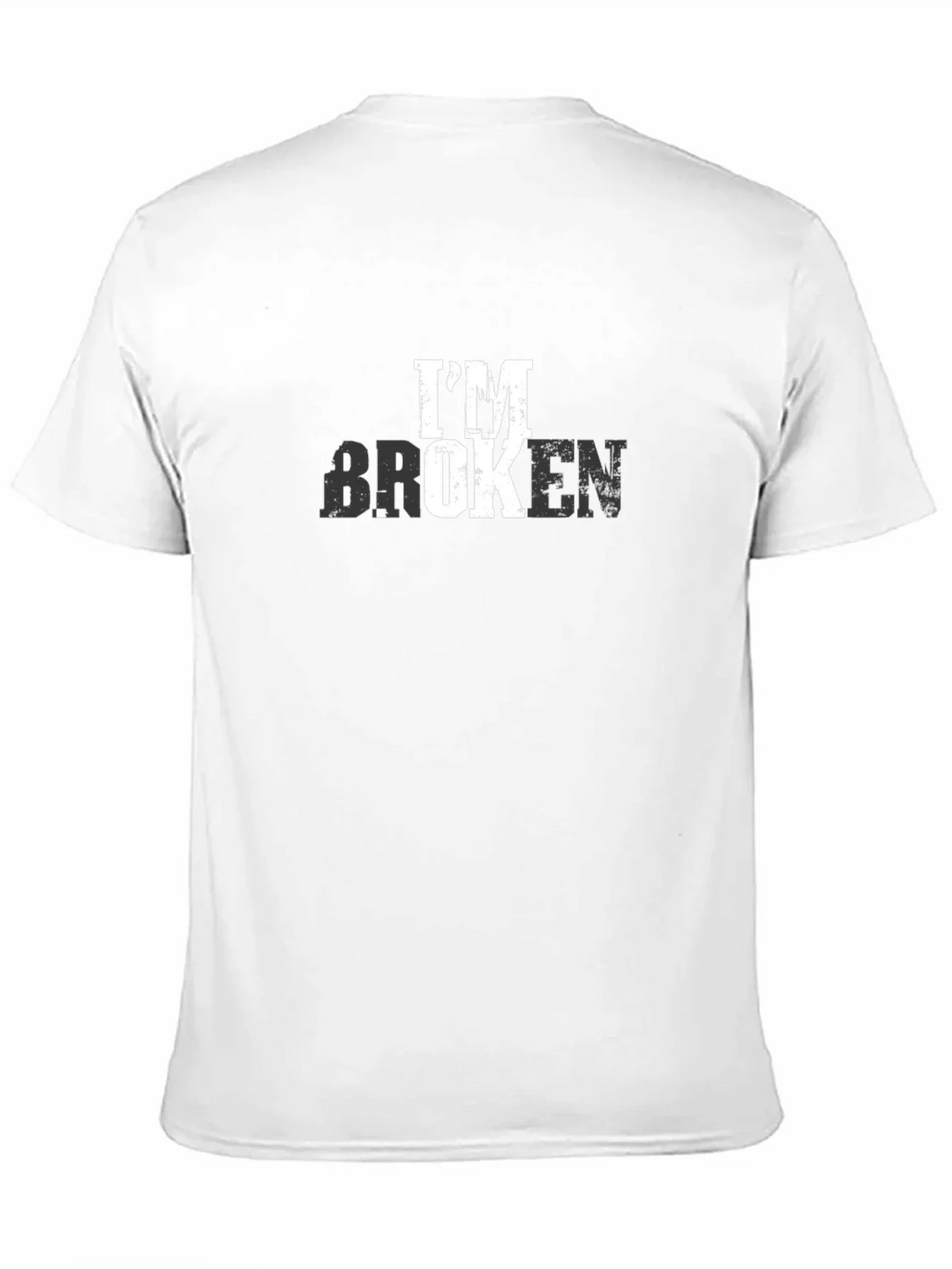 Im Broken Graphic T-Shirt - Distressed Print