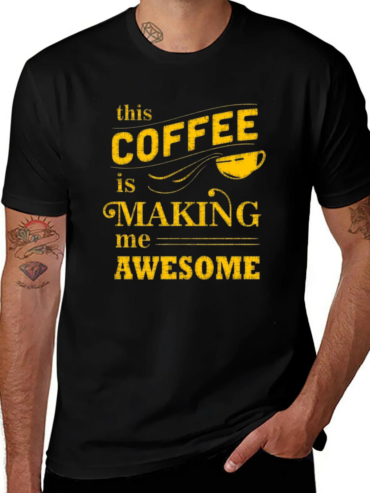 Coffee Making Me Awesome Graphic Tee