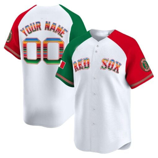 Custom Boston Red Sox Mexico Vapor Premier LimitedC All Stitched Baseball Jersey